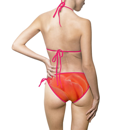 Doses of Roses Sherbert Orange Bikini Set