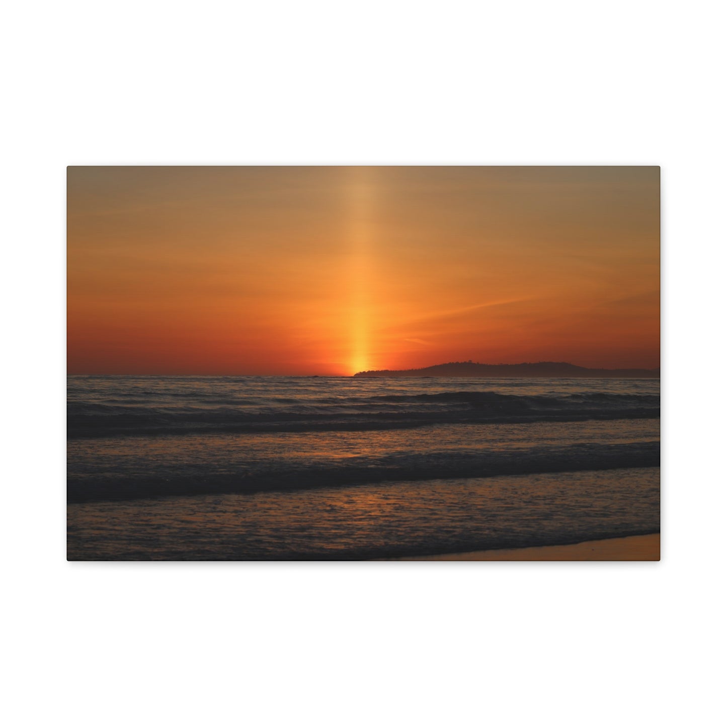 Beaming Sunset Wall Art Canvas