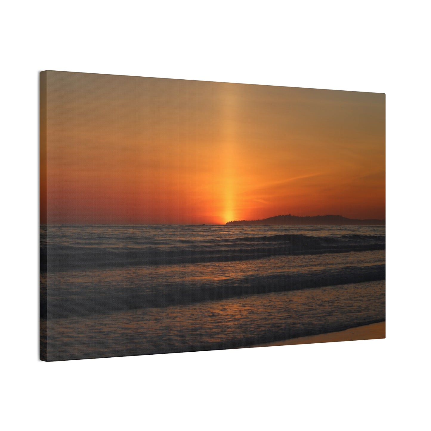Beaming Sunset Wall Art Canvas