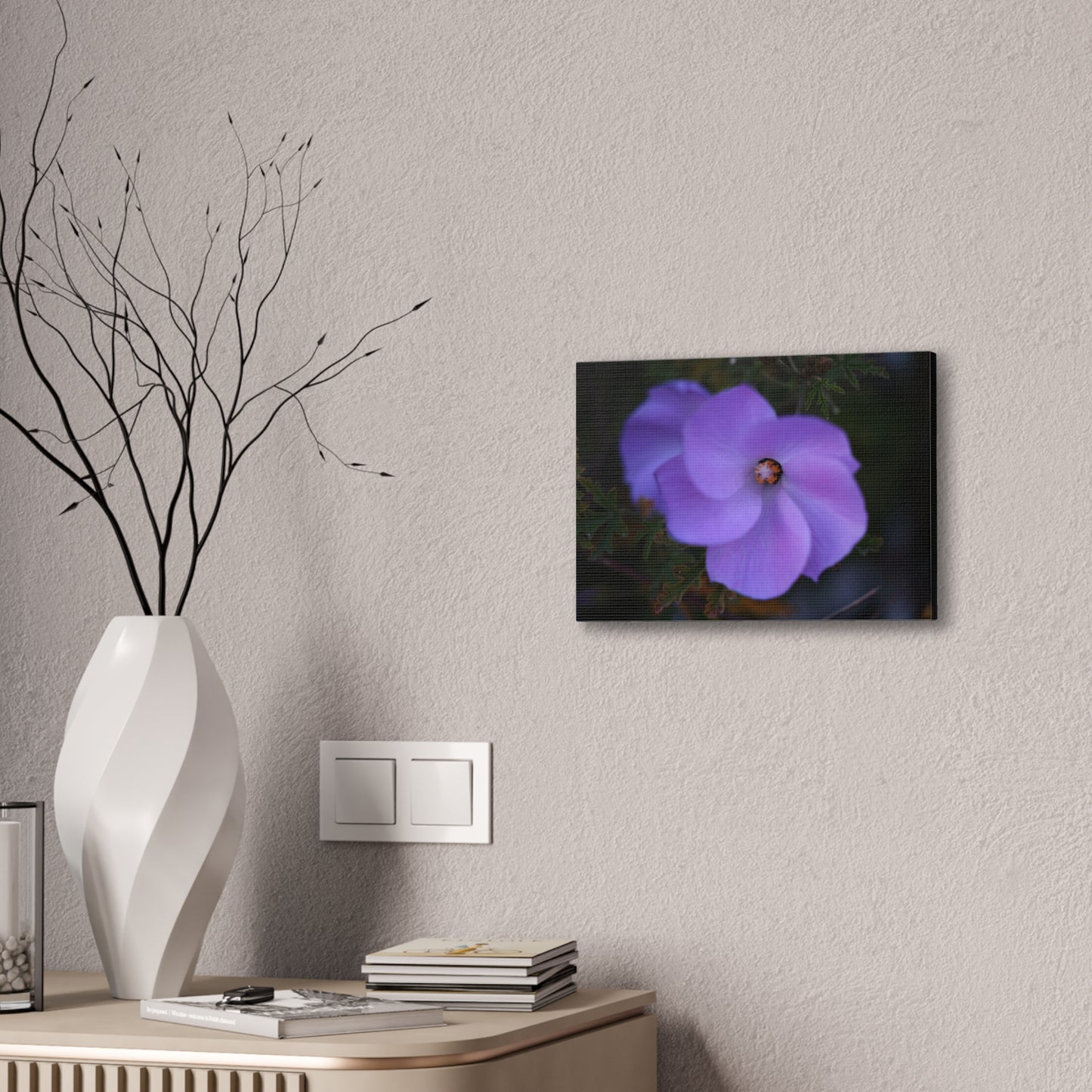 Violet Twist Wall Art Canvas
