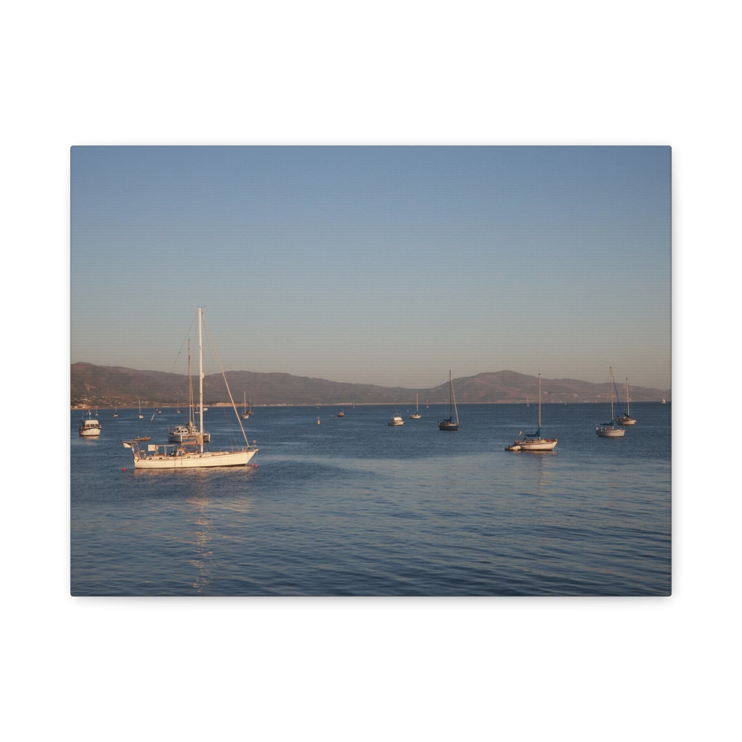 Peace and Sailboats Wall Art Canvas