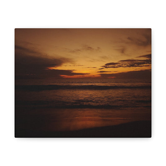 Dusk Beach Custom Wall Art Canvas