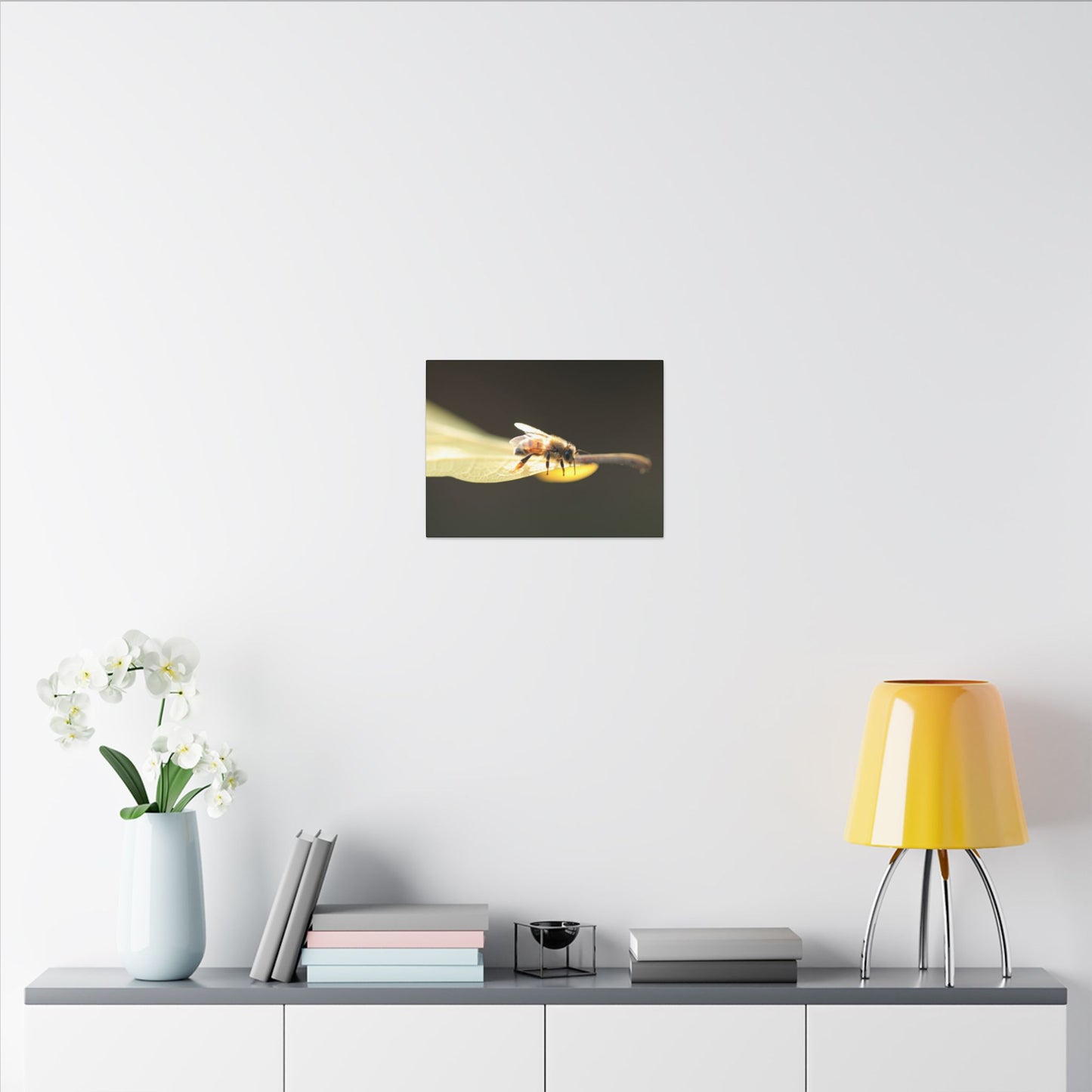 Honey Bee Glow Wall Art Canvas