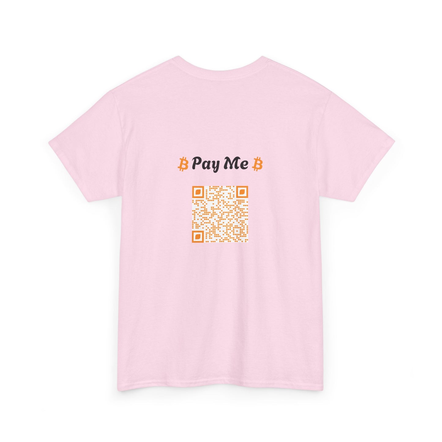 I Heart BTC Pay Me Bitcoin Cotton Tee