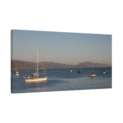 Peace and Sailboats Wall Art Canvas
