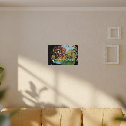 Fall Through the Window Wall Art Canvas