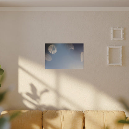 Galactic Orbs of Light Wall Art Canvas