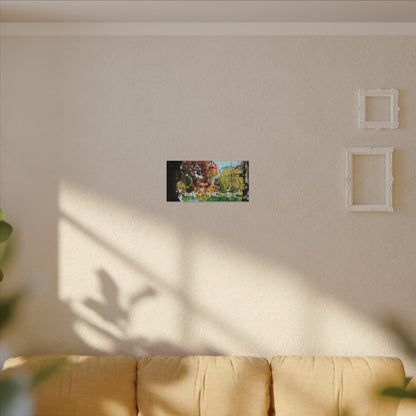 Fall Through the Window Wall Art Canvas