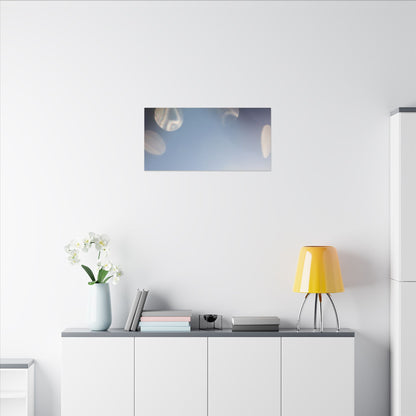 Galactic Orbs of Light Wall Art Canvas