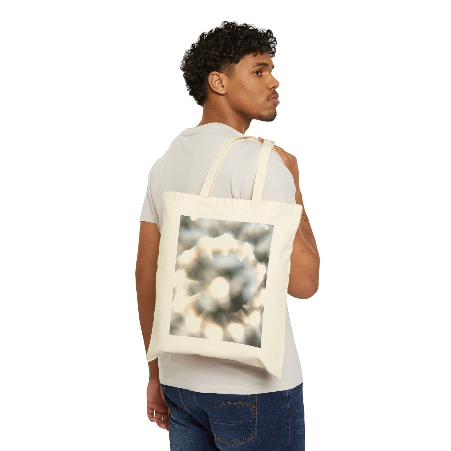 Come Into The Light Cotton Canvas Tote Bag