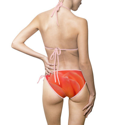 Doses of Roses Sherbert Orange Bikini Set