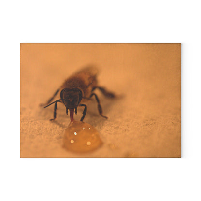 Honey Bee Glass Cutting Board