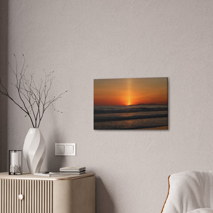 Beaming Sunset Wall Art Canvas