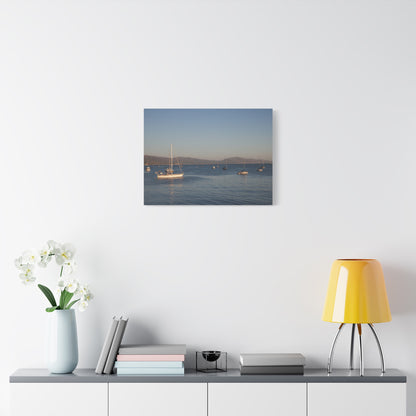Peace and Sailboats Wall Art Canvas