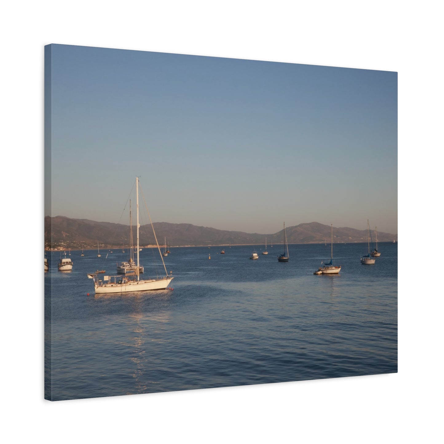 Peace and Sailboats Wall Art Canvas