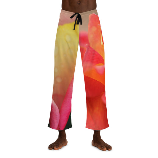 Doses of Roses Dripping Beach Pants
