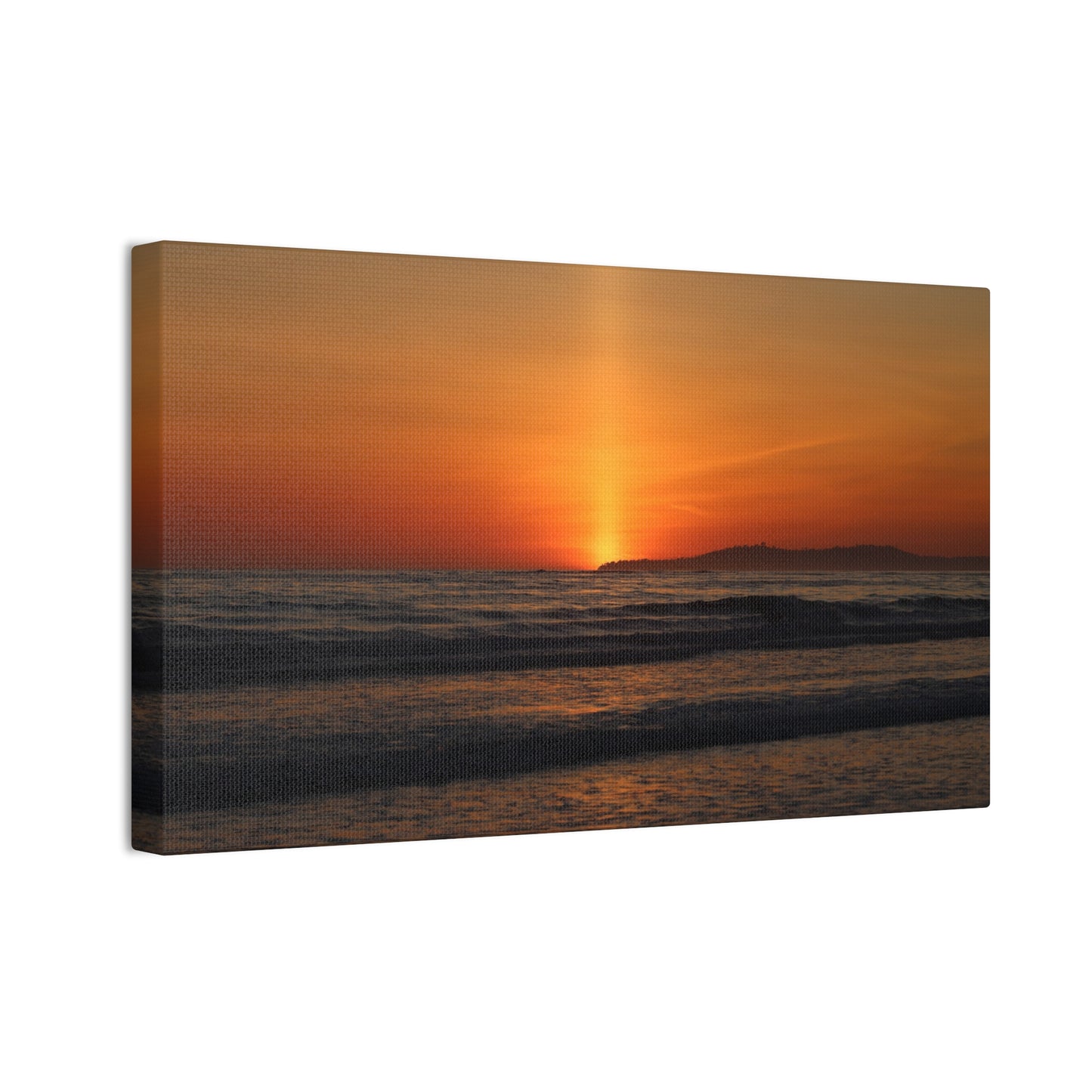Beaming Sunset Wall Art Canvas