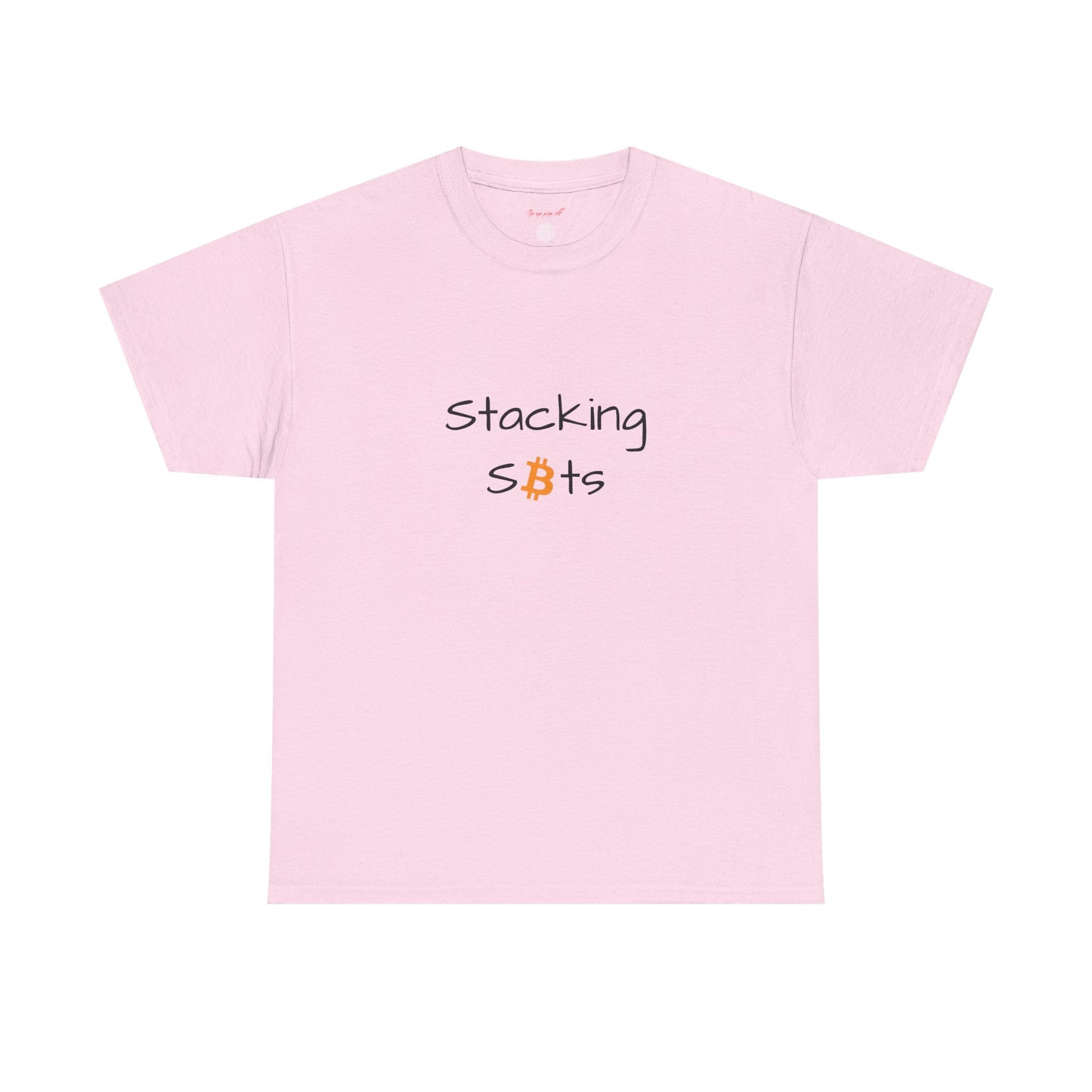Stacking Sats Bitcoin Cotton Tee