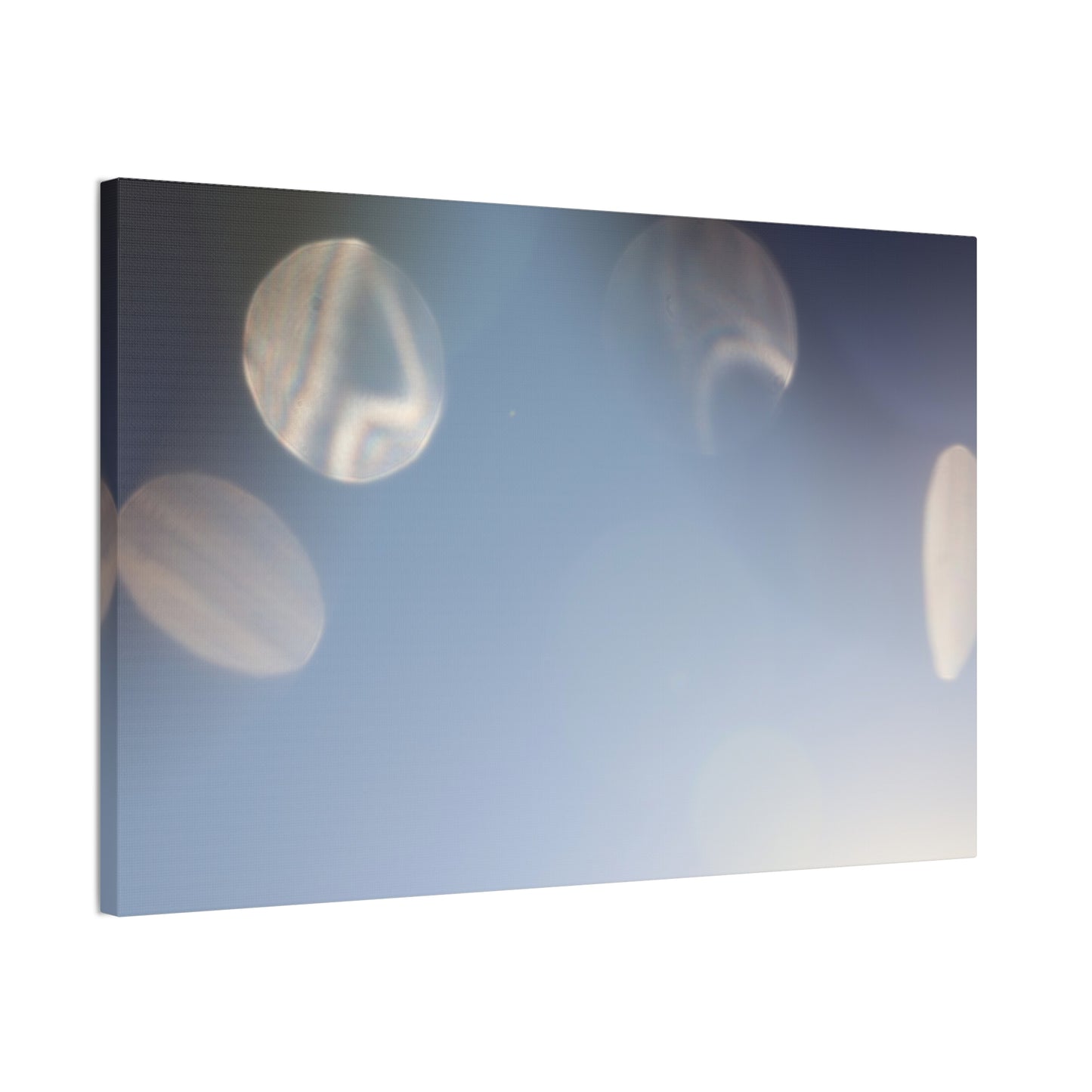 Galactic Orbs of Light Wall Art Canvas