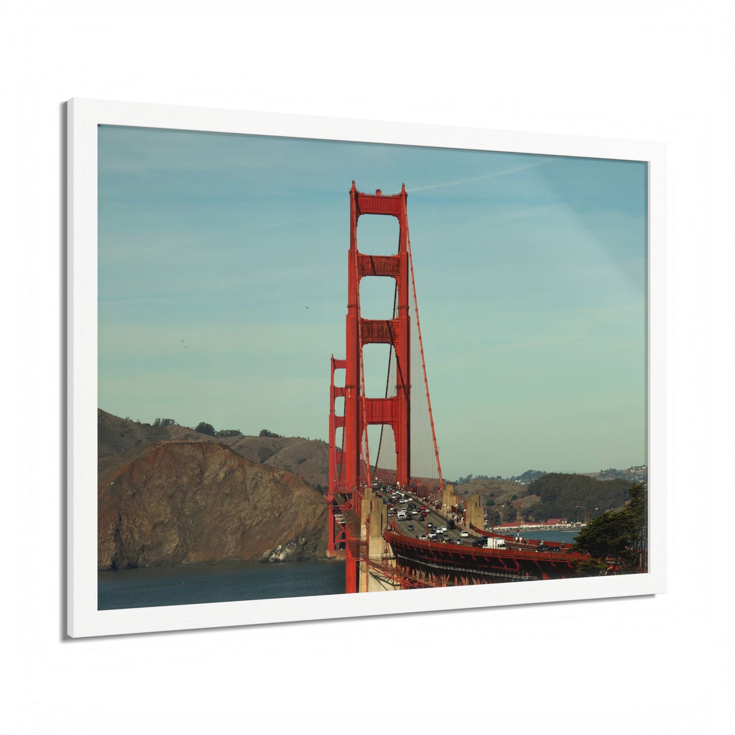 Golden Gate Bridge San Francisco Wall Art, Framed