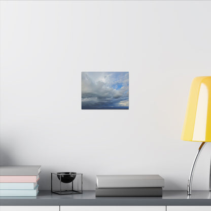 Stormy Blue Sky Wall Art Canvas