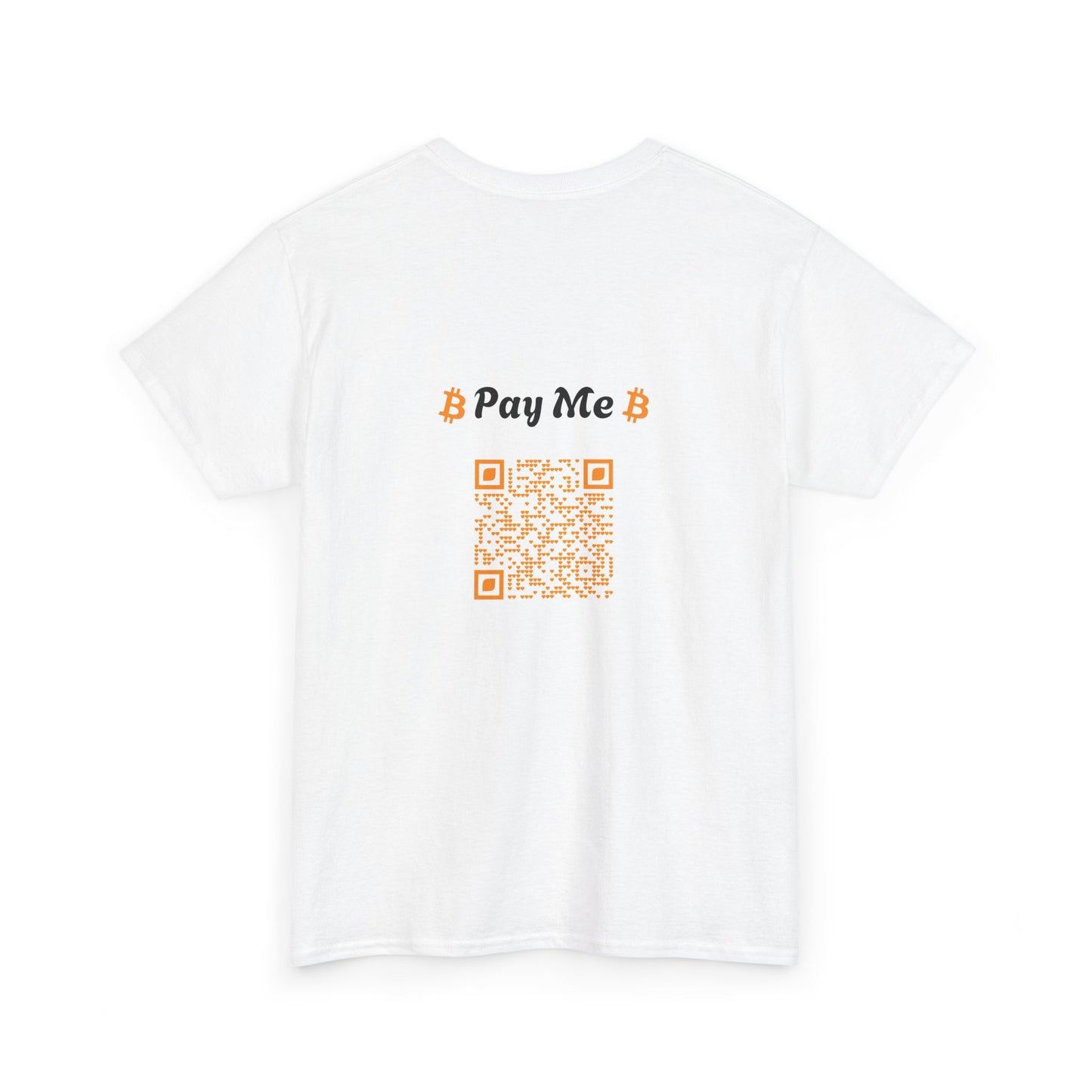 I Heart BTC Pay Me Bitcoin Cotton Tee