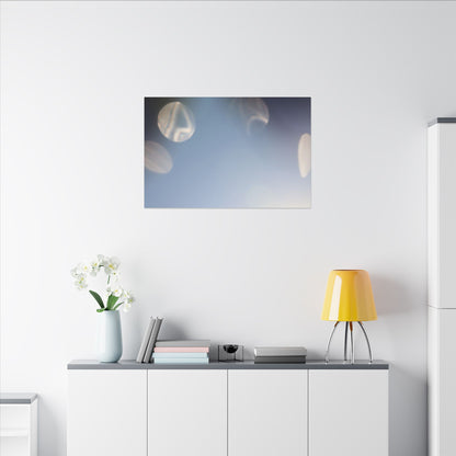 Galactic Orbs of Light Wall Art Canvas