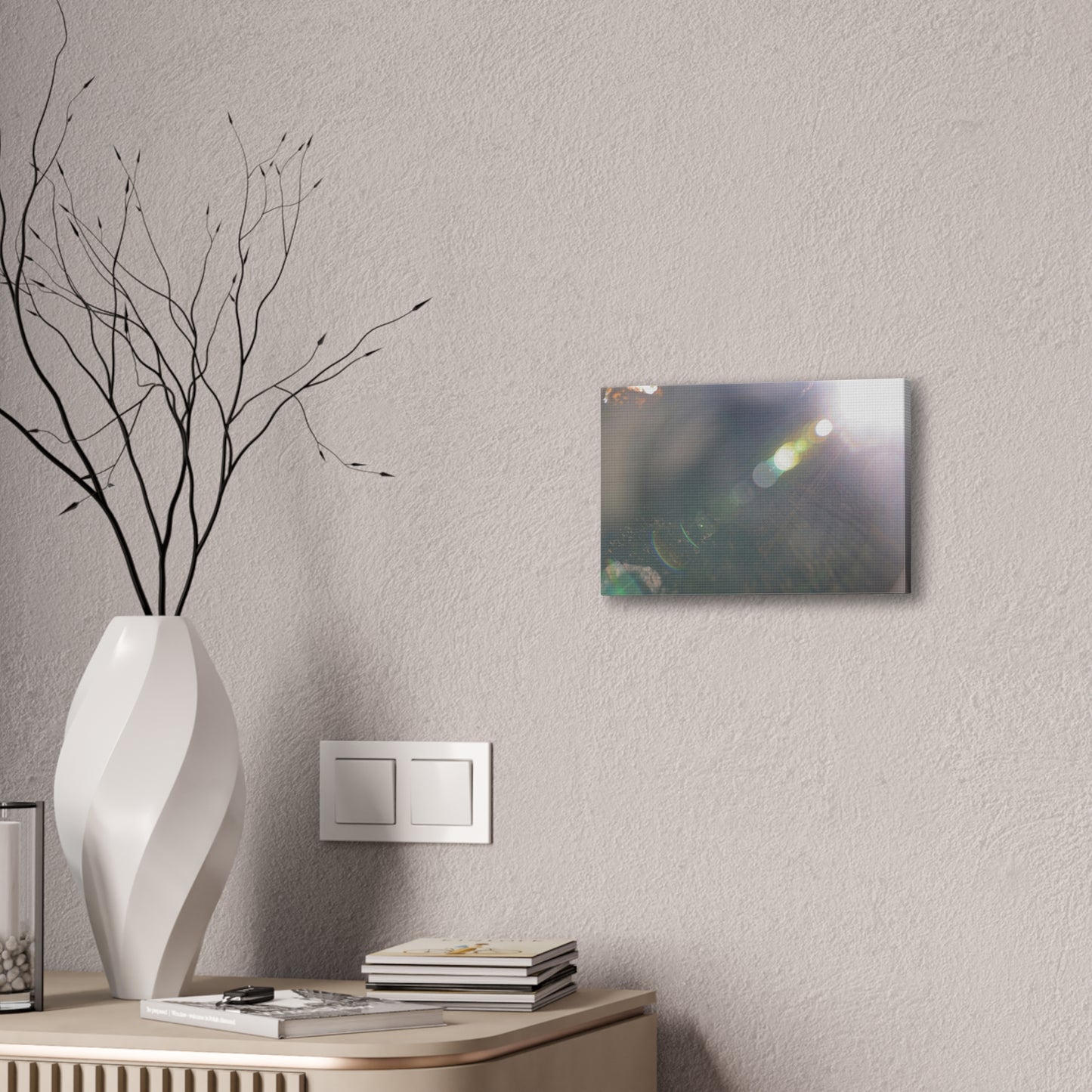 Fractal Spectrum of Light Wall Art Canvas