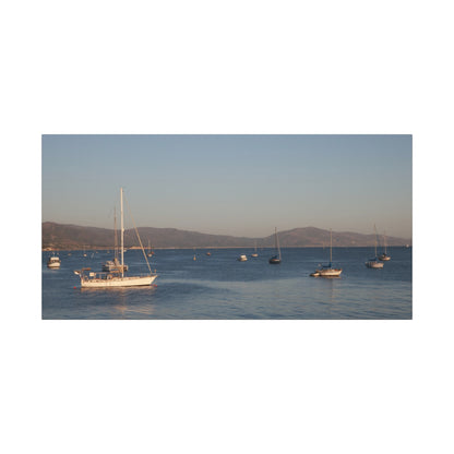 Peace and Sailboats Wall Art Canvas