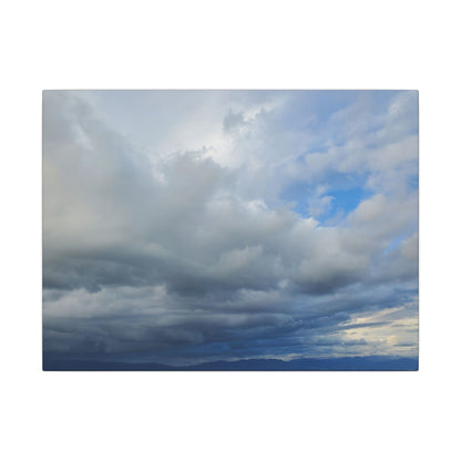 Stormy Blue Sky Wall Art Canvas