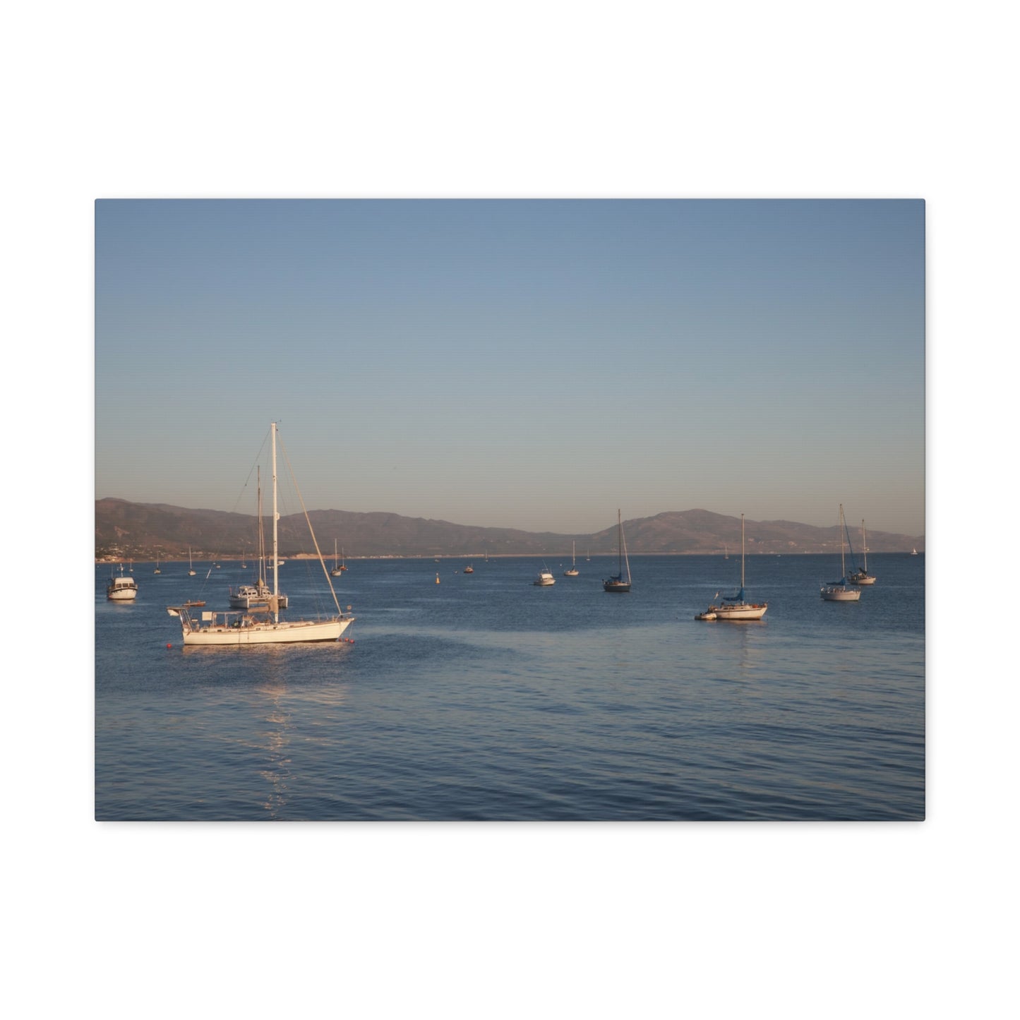 Peace and Sailboats Wall Art Canvas