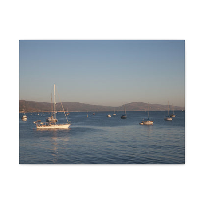 Peace and Sailboats Wall Art Canvas