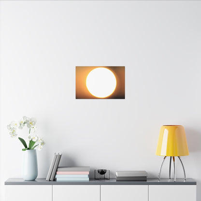 Sun Pulse Wall Art Canvas