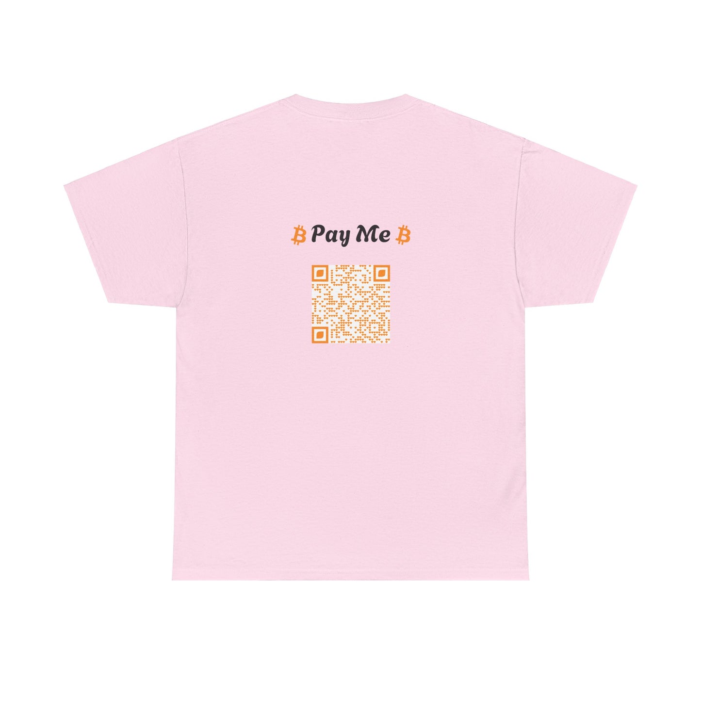 I Heart BTC Pay Me Bitcoin Cotton Tee