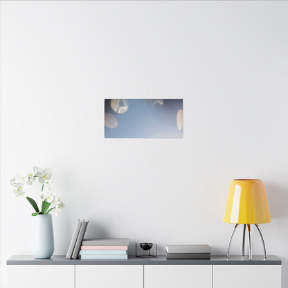 Galactic Orbs of Light Wall Art Canvas