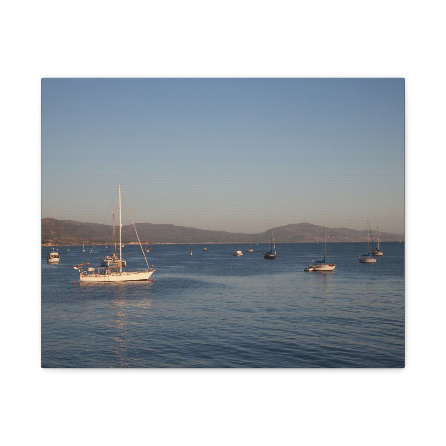 Peace and Sailboats Wall Art Canvas