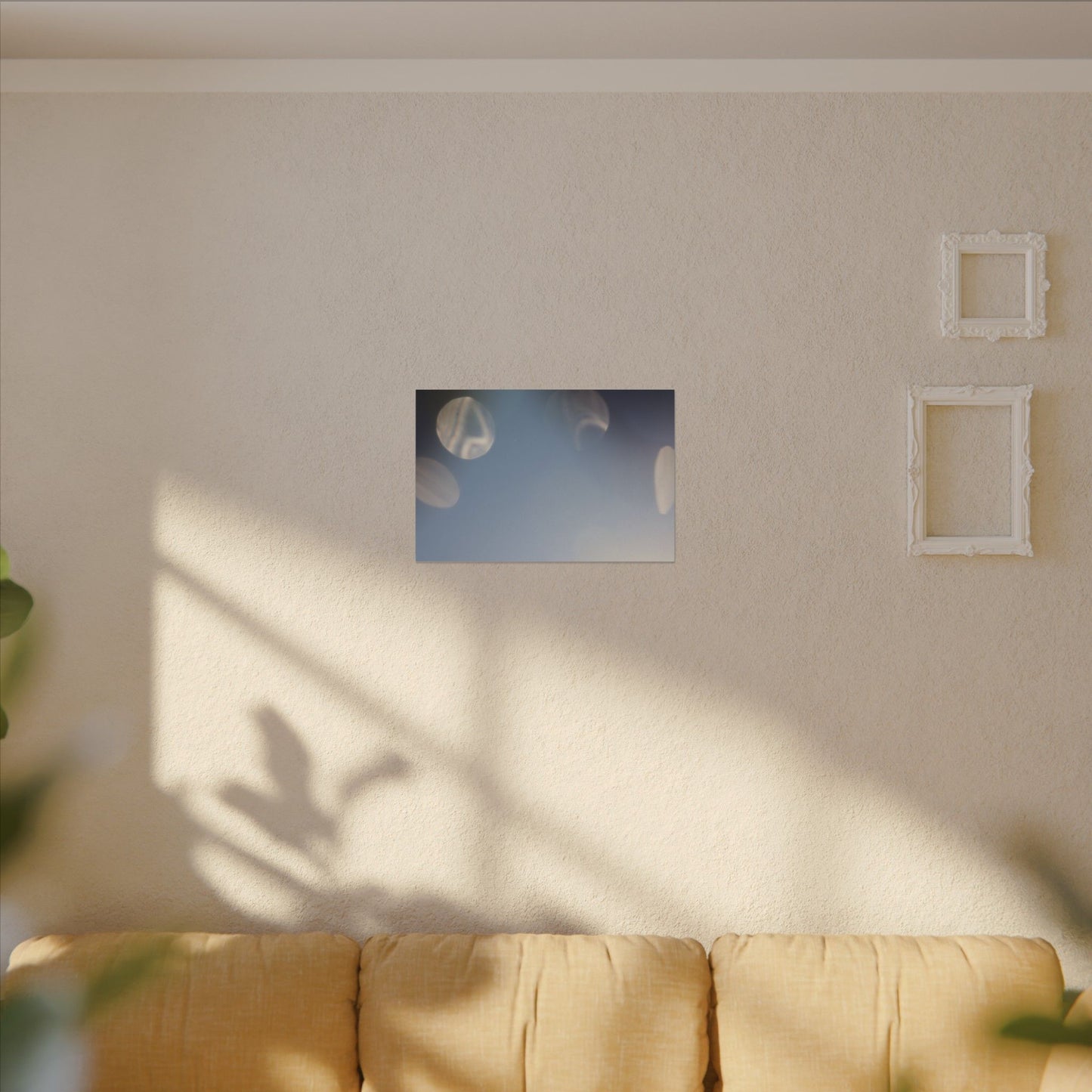 Galactic Orbs of Light Wall Art Canvas