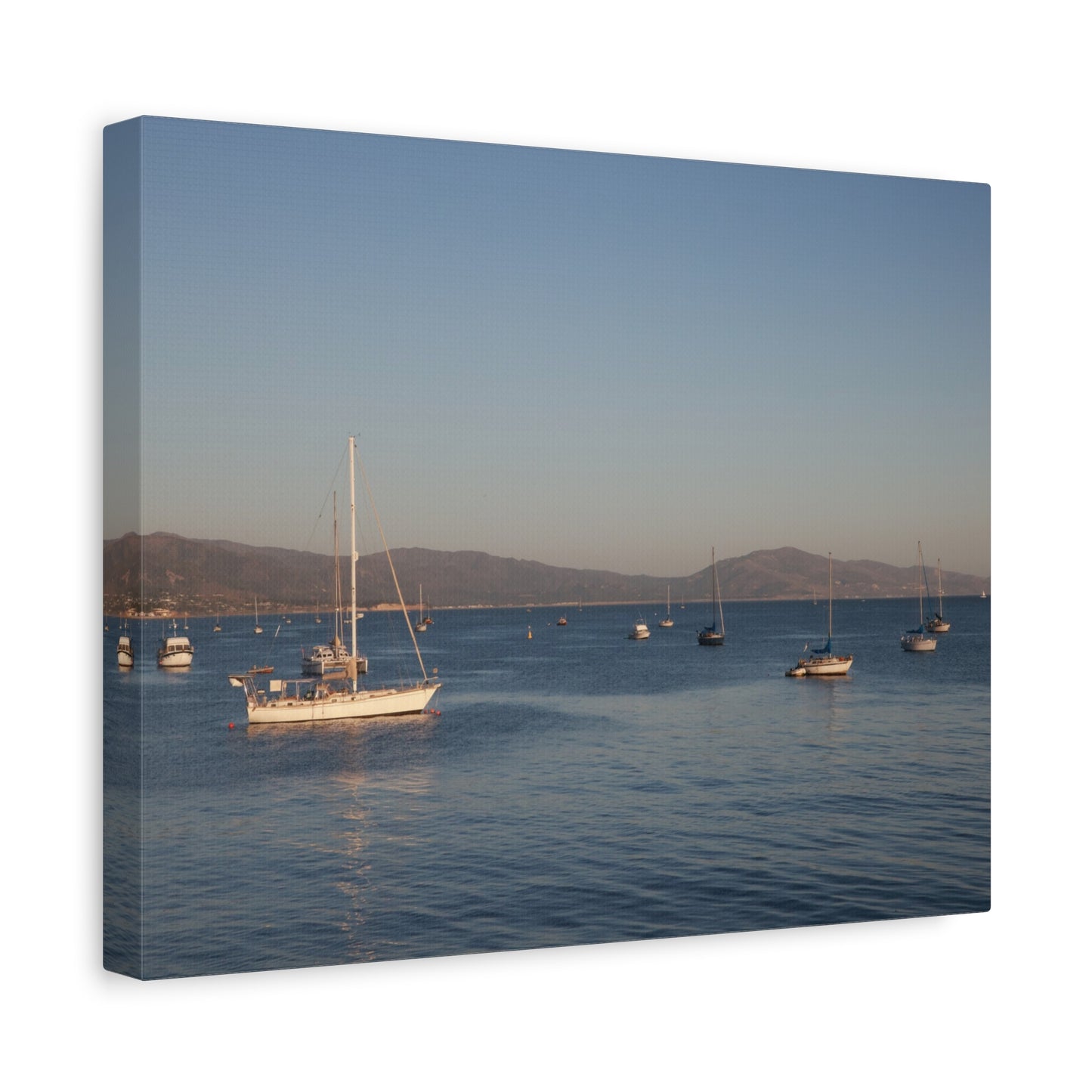 Peace and Sailboats Wall Art Canvas