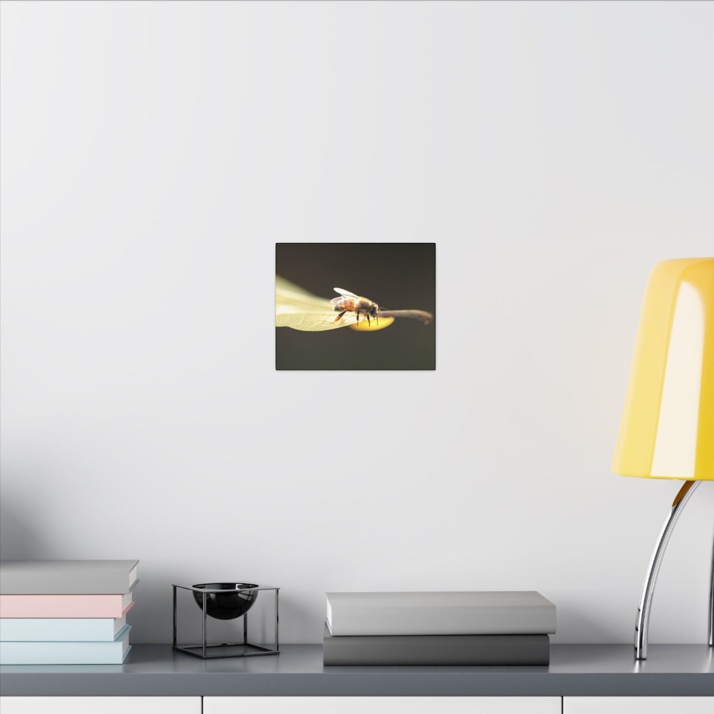 Honey Bee Glow Wall Art Canvas