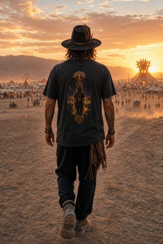 The Lone Wook Oversized Vintage Cotton T-Shirt