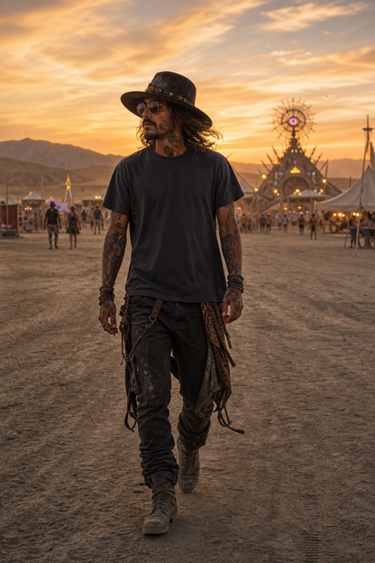 The Lone Wook Oversized Vintage Cotton T-Shirt