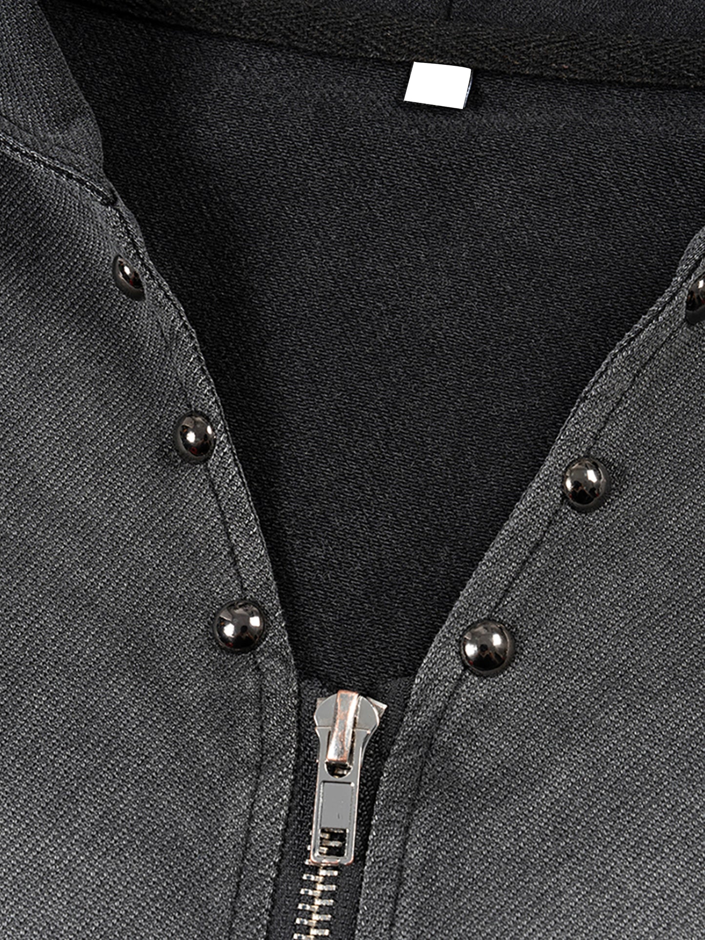 Pop Up Pop Off Vintage Washed Zip-Up Hooded Tank Top