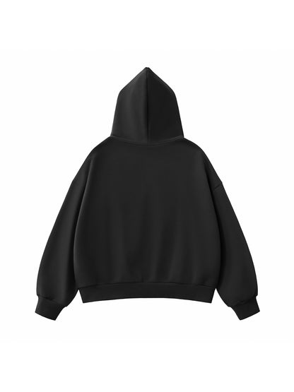 Eleven Sacred Geometry Glyphs Fleeced Full-Zip Hoodie
